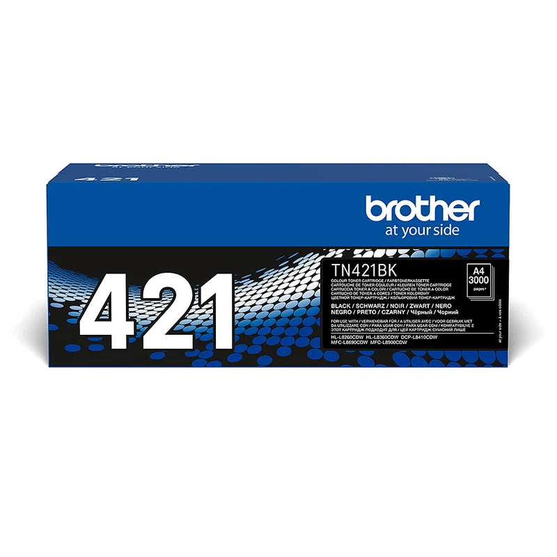 Brother Toner Originale TN-421BK Nero per Stampante Laser 3000 Pagine