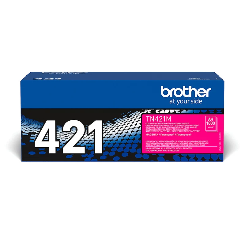 Brother Toner TN421M Magenta Originale Alta Capacità per Stampanti Laser