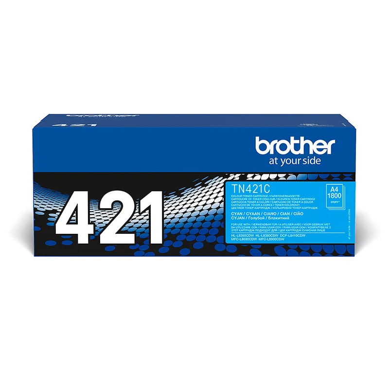 Brother Toner TN421C Originale Ciano Compatibile con Stampanti HL-L8260CDW HL-L8360CDW
