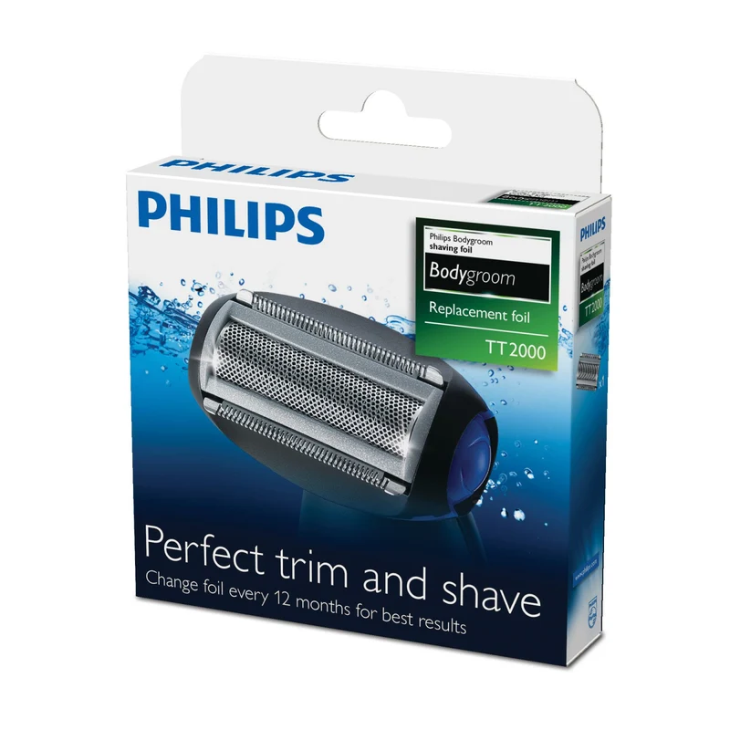 Philips TT2000/43 Testina per Rasatura Nero Acciaio Inox Compatibile Rasoio Philips