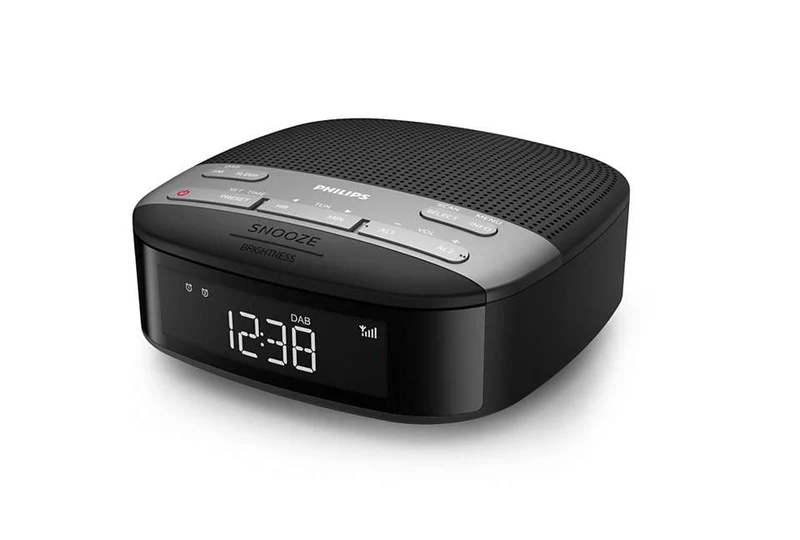 Philips TAR3505/12 Radio Sveglia Digitale DAB/FM LCD 40 Stazioni Nero Grigio