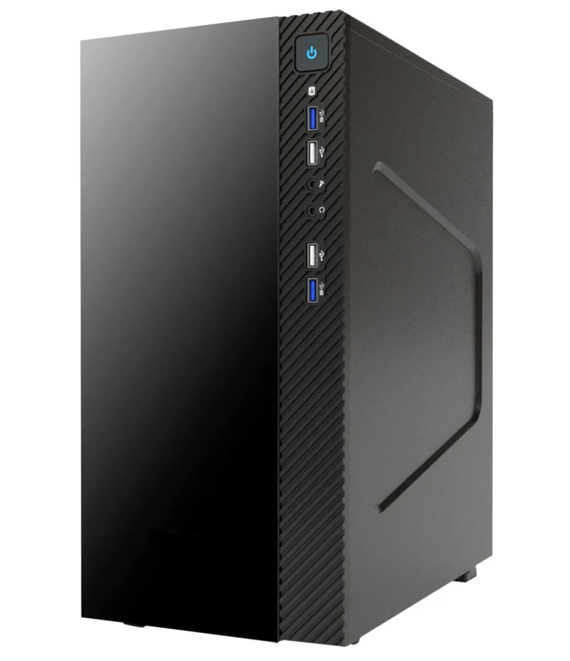 itek SMALLCOM-G Case Mini Tower Nero per PC micro ATX/Mini-ITX 4 USB 1x92mm