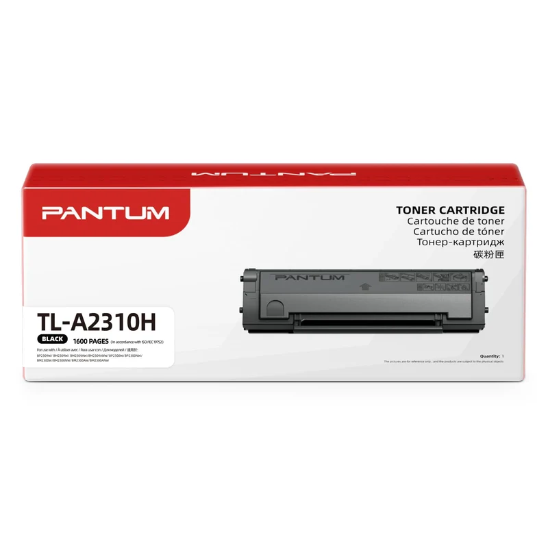 Pantum Toner con Tamburo TL-A2310H Laser Nero 1600 Pagine per BP2300W BM2300W