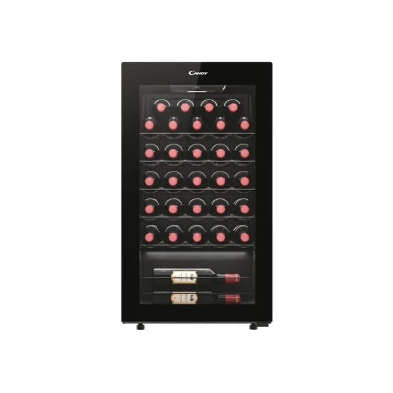 Candy Cantinetta Vino CWC033M 33 Bottiglie Nero Classe G Frigorifero per Vini