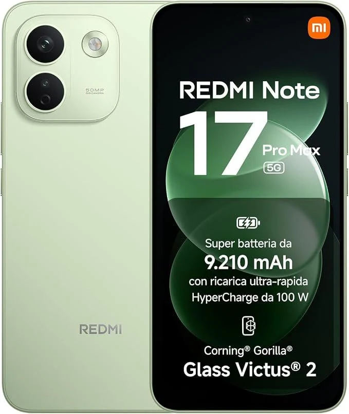 Xiaomi Redmi Note 17 Pro Max 5g 8gb / 512gb - Green - Europa