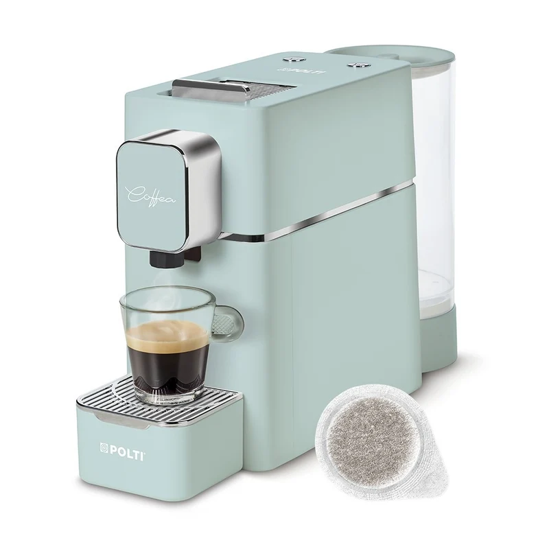 Polti Macchina da Caffè a Cialde Coffea S15G 1400W 19 bar 0,85 L Verde