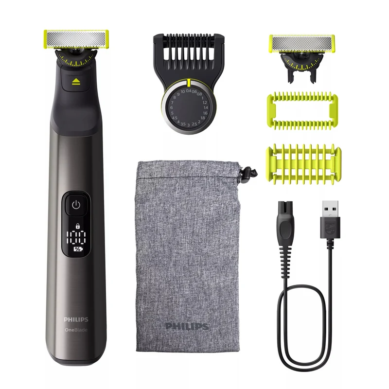 Philips OneBlade Pro 360 QP6552/15 Rasoio Regolabarba Viso e Corpo 20 Lunghezze
