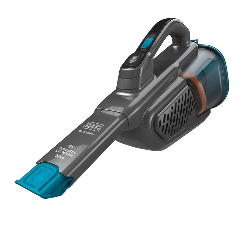 BLACK+DECKER Aspirapolvere Portatile BHHV320B-QW 12V Ricaricabile Blu e Titanio 700ml