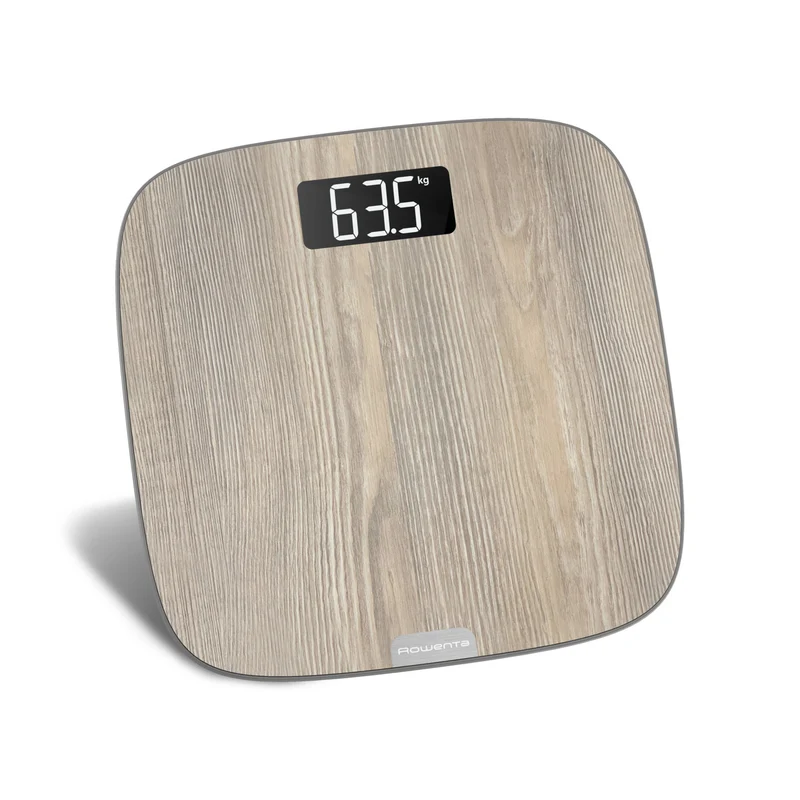 Rowenta BS1600 Bilancia Pesapersone Elettronica Legno 160kg Precisione 100g LCD