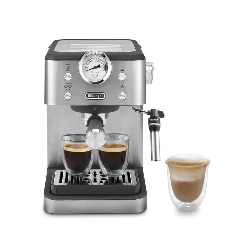 De'Longhi Macchina da Caffè Espresso e Cappuccino Classic EM450.M 15 Bar 1,7 L Acciaio Inox
