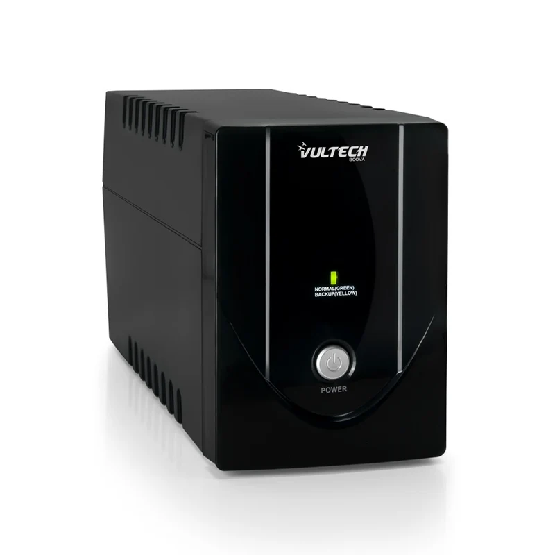 Vultech UPS Gruppo di Continuità 0.8 kVA 440W Linea Interattiva 2 Prese AC