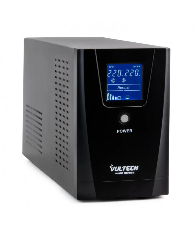Vultech Gruppo di Continuità UPS 1500VA/1200W Line Interactive Onda Sinusoidale Pura