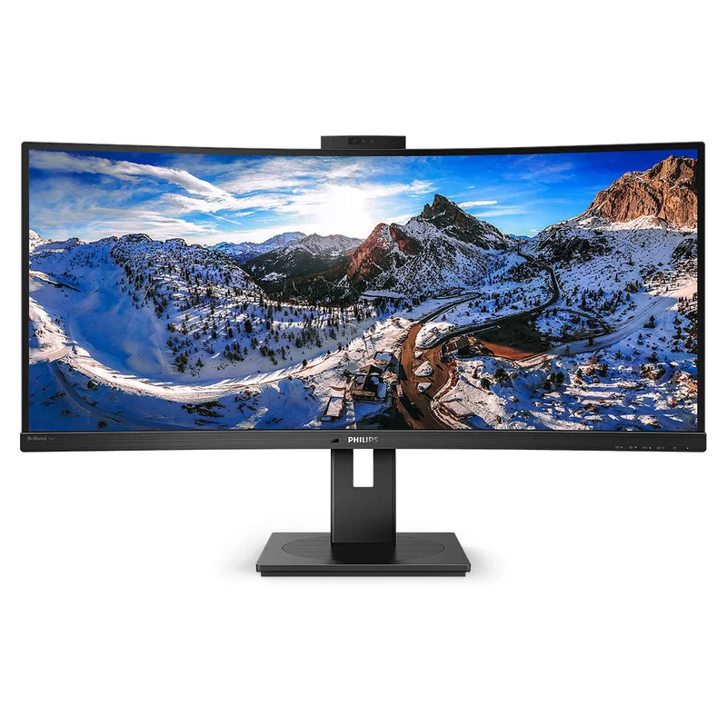 Philips P Line 346P1CRH/00 Monitor 34" Curvo UltraWide QHD LED 21:9 100Hz USB-C Nero