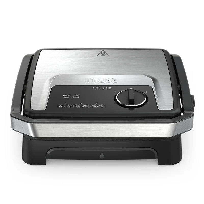 Moulinex Griglia Elettrica Inicio Adjust GI272D Nero Termostato Regolabile 6 Persone