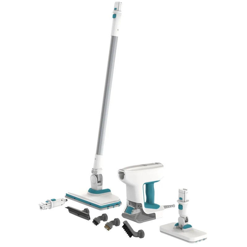 BLACK+DECKER Scopa Vapore BHSM15FX08 Bianco 1500W Multifunzione 8in1
