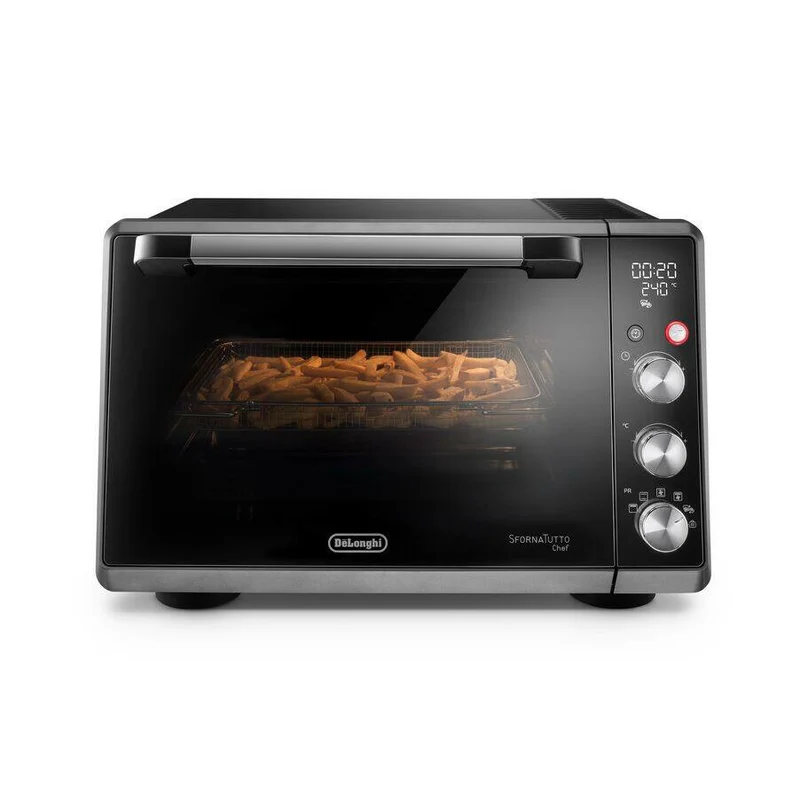 De'Longhi DO34326 Fornetto Tostapane 34L 2000W Nero Digitale con Grill e Convezione