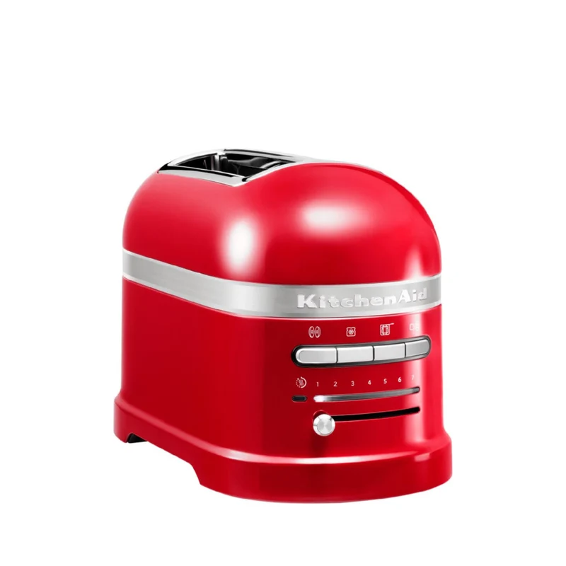KitchenAid Tostapane Artisan 5KMT2204EER 2 Fette 1250W 7 Livelli di Doratura Rosso Imperiale