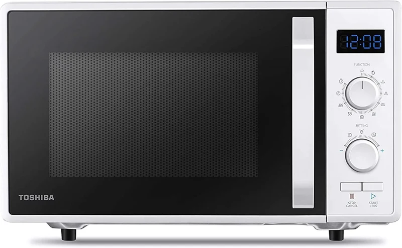Toshiba Forno a Microonde 23 Litri 900 Watt Bianco con Programmatore Elettronico