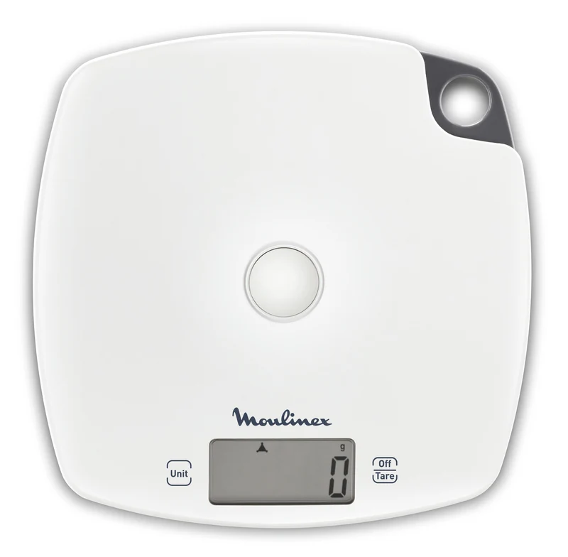 Moulinex BN1000 Bilancia Cucina Elettronica 5kg Precisione 1g Tara Grigio Bianco