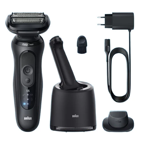 Braun Series 5 52N7200cc Rasoio Elettrico Ricaricabile Wet & Dry Nero