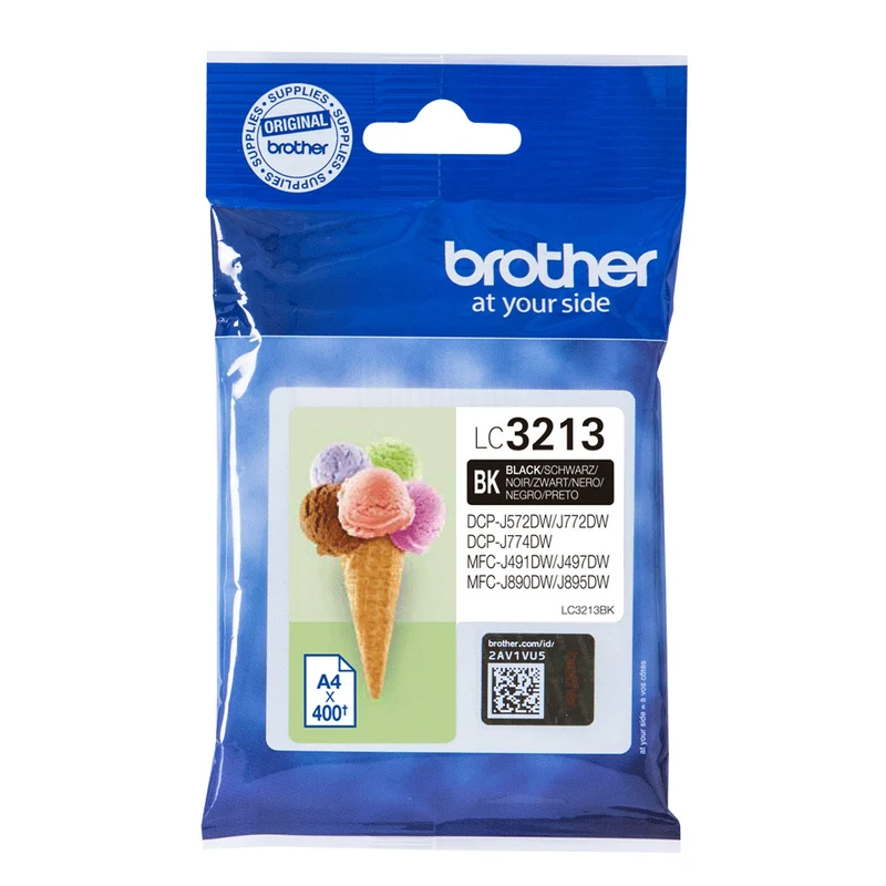 Brother Cartuccia d'inchiostro Originale LC3213BK Nero 400 pagine per Stampanti