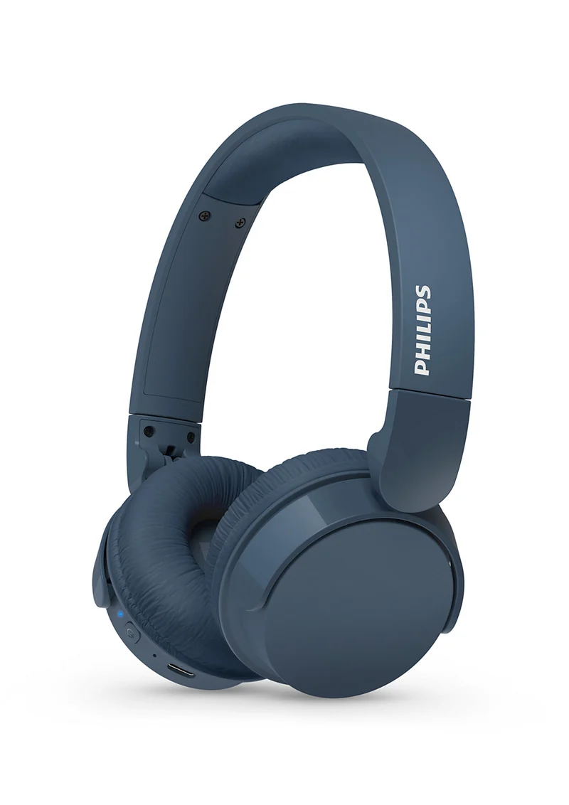 Philips Cuffie Wireless Over-Ear TAH4209BL00 Blu - Serie 4000, Bluetooth 5.3, 55h