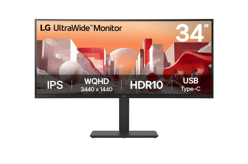 Monitor LG 34BA75QE-B 34" Curvo WQHD IPS HDR 21:9 per PC