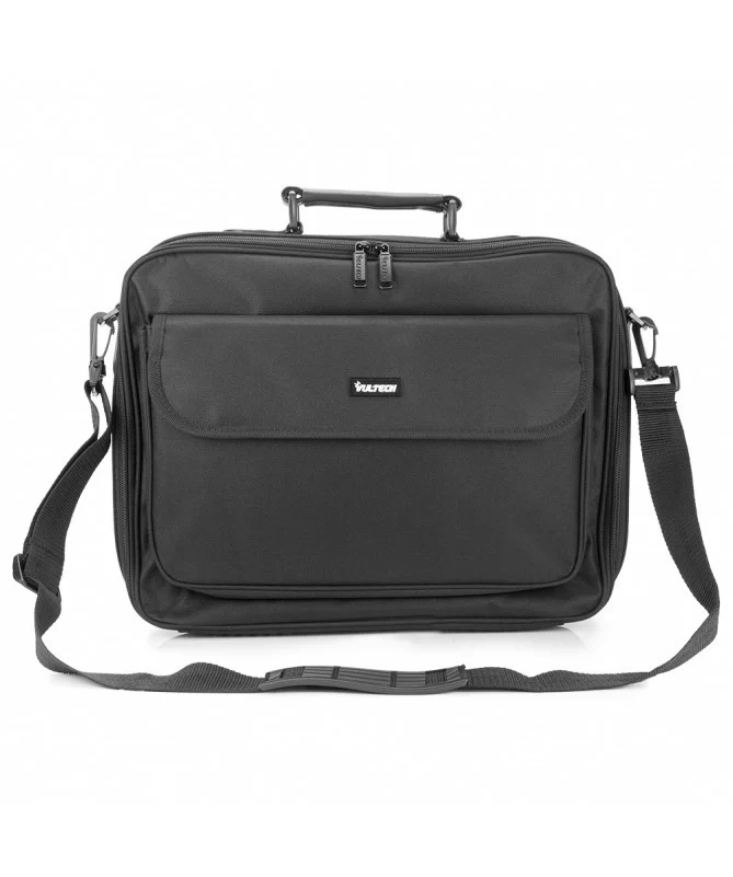 Vultech Borsa per Notebook 15,6" Nera Leggera e Robusta con Tracolla Rimovibile