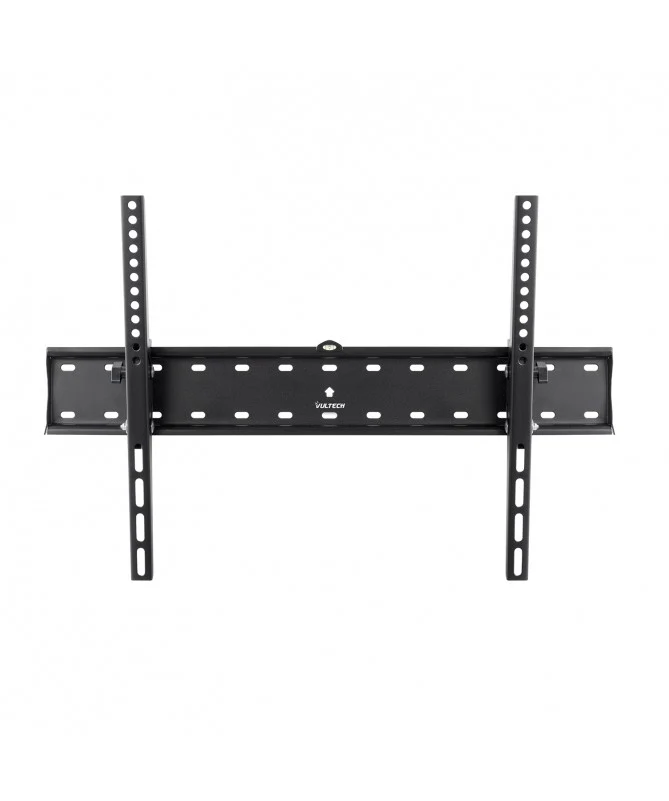 Vultech Staffa TV Fissa 32-70" Acciaio Nero VESA 600x400 Inclinabile 40kg