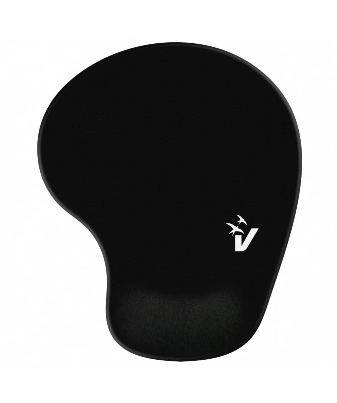 Vultech Tappetino Mouse Ergonomico Nero 200x230mm con Supporto Polso in Gel