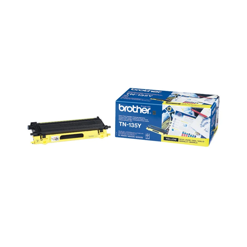Brother Toner Originale TN-135Y Giallo 4000 pagine per Stampanti Laser
