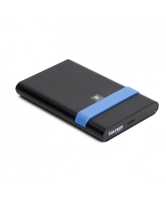 Vultech Custodia HDD Esterna 2.5" USB-C 3.2 ABS per Dischi SATA fino a 8TB