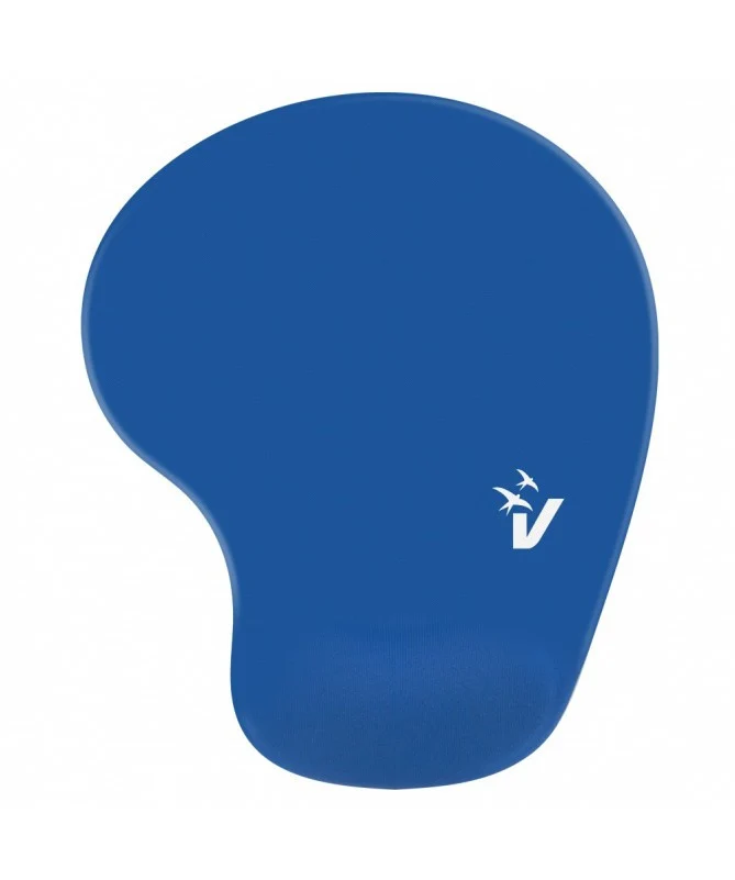 Vultech Tappetino mouse ergonomico blu con poggiapolso in gel 200x230x2,2cm