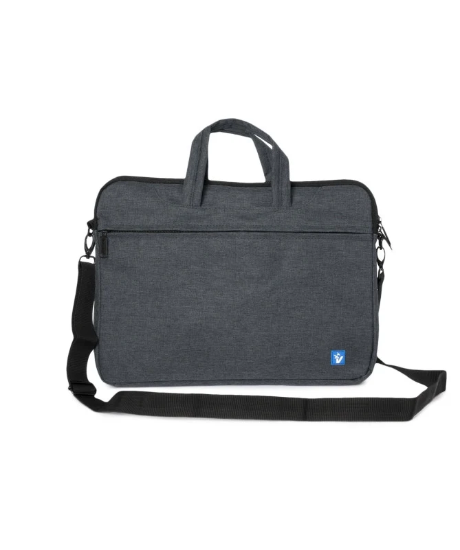 Vultech Borsa per Laptop 15.6" Grigio Nylon Valigetta Ventiquattrore SC-1560G