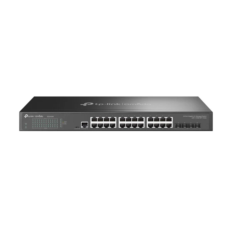 TP-Link Omada SG3428X Switch Ethernet Gigabit Gestito L2+L3 24 Porte 10G Nero