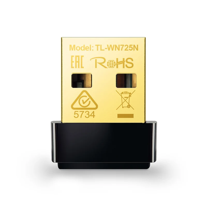 TP-Link TL-WN725N Adattatore WLAN USB Wireless 150Mbit/s Wi-Fi 4 2.4GHz Nero