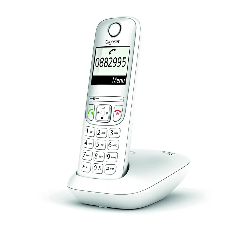 Gigaset Telefono Cordless DECT A690 Bianco, Vivavoce, Rubrica 100 Voci, Display 2"