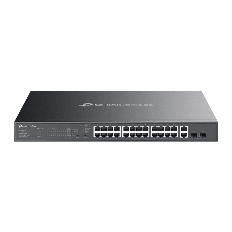 TP-Link Omada ES228GMP Switch Gigabit 28 porte PoE+ 384W Easy Managed