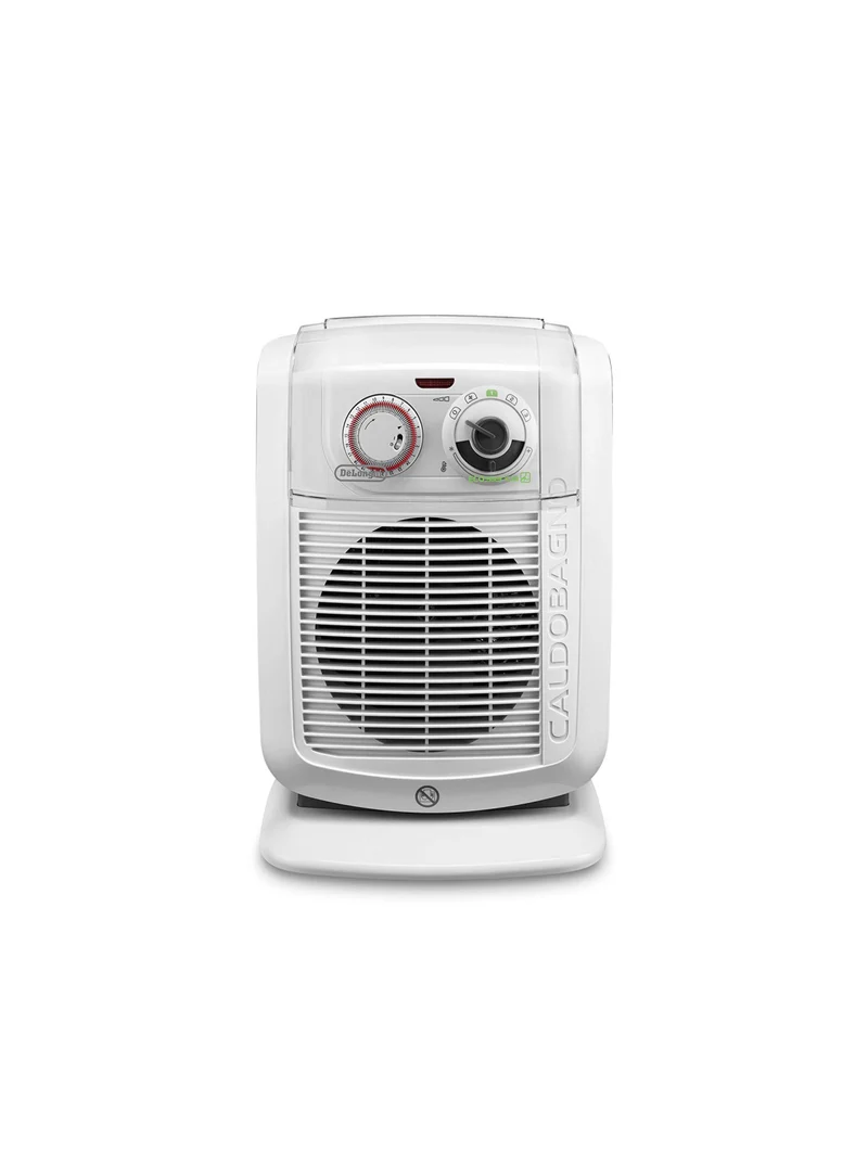 DeLonghi HBC3032 Termoventilatore da Bagno IP21, 2200W, 3 Livelli Potenza, Eco Silence