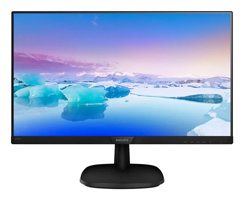 Philips Monitor LCD 243V7QDSB00 23.8" Full HD IPS LED 75Hz Nero VGA/DVI/HDMI