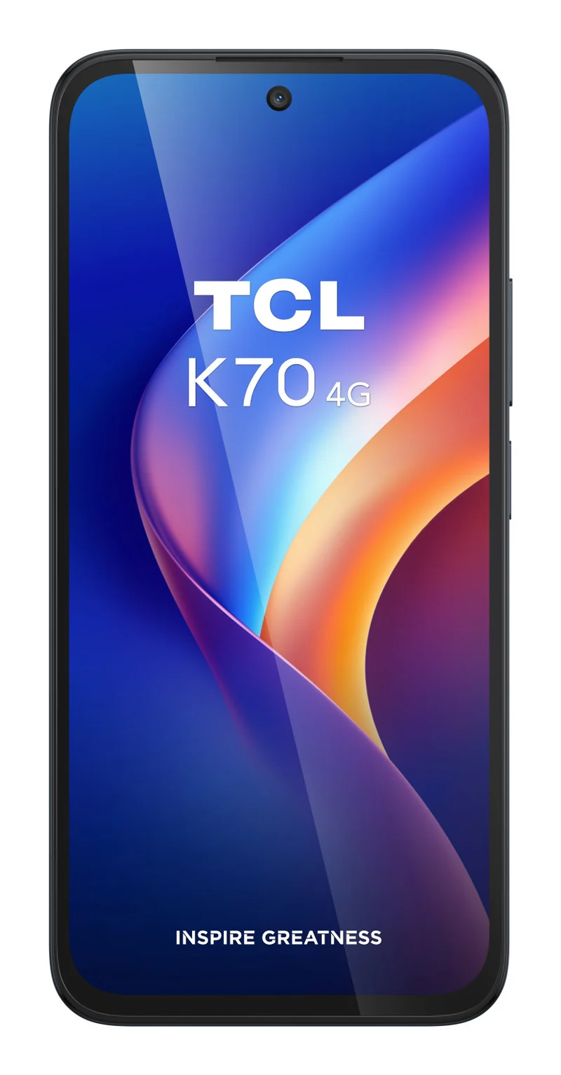 TCL K70 Smartphone 4G 6.8" MediaTek Helio G100 Turbo 4GB RAM 128GB 50MP 5200mAh Android 16 Grigio