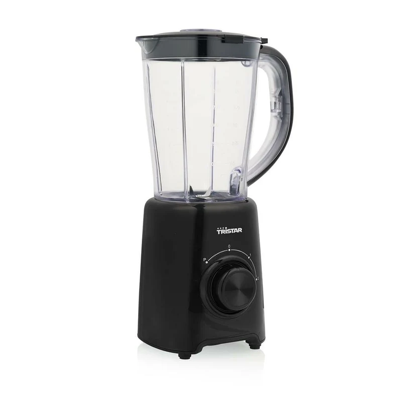 Tristar Frullatore BL-4476 500W 1,5L 4 Lame Acciaio Inox 2 Velocità Nero
