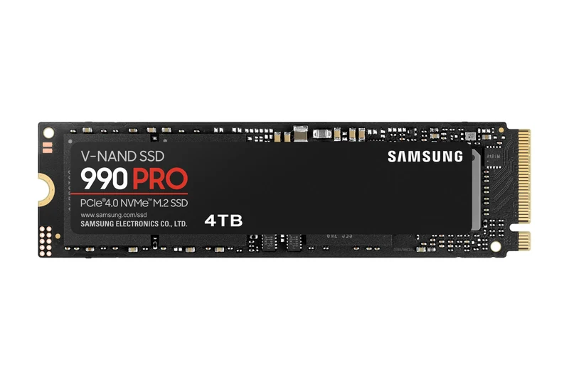 Samsung SSD 990 PRO NVMe M.2 4TB PCIe 4.0 7450 MB/s Componente PC Archiviazione