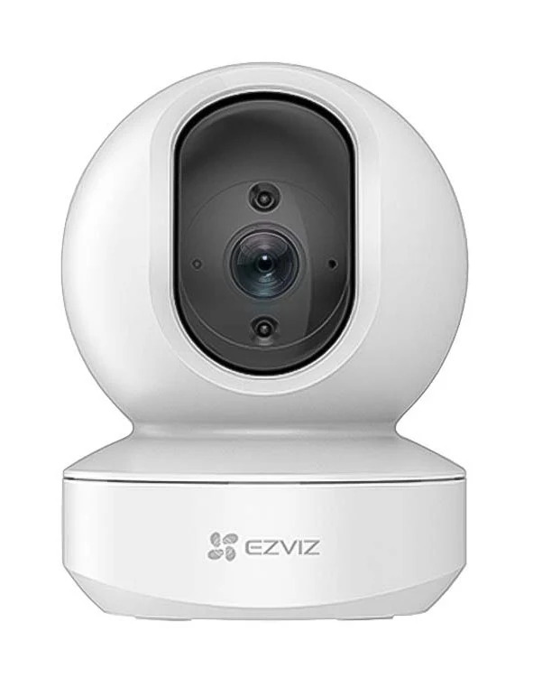 EZVIZ Telecamera di Sicurezza IP TY1 Pro 2K 4MP Interno Wi-Fi Audio Bidirezionale Visione Notturna 10m MicroSD 512GB Bianca