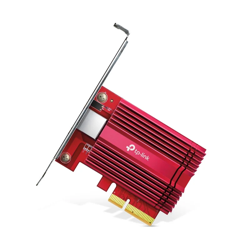TP-Link TX401 Scheda di Rete PCI-E 10 Gigabit Ethernet 10000 Mbit/s Interna Rossa