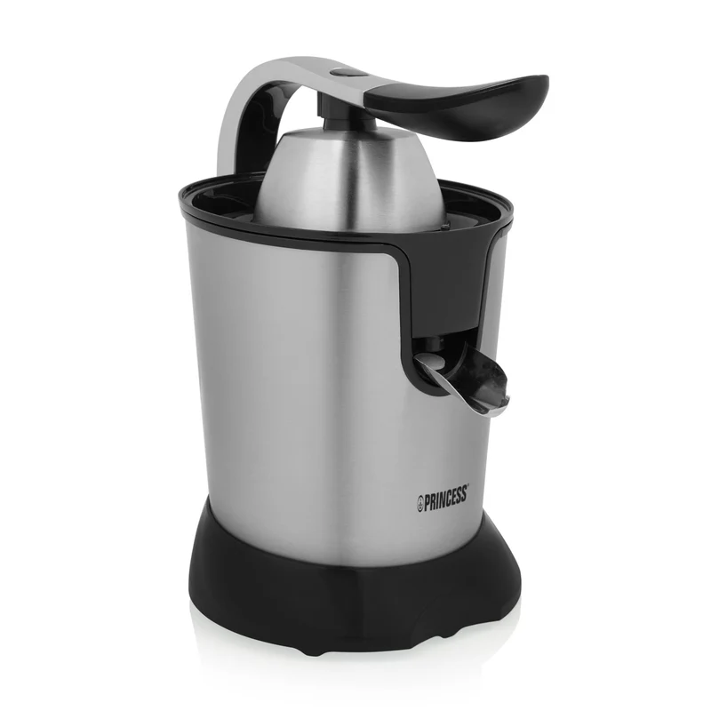 Princess Spremiagrumi Elettrico 201873 1000W Acciaio Inox 2 Coni Filtro Regolabile Antigoccia