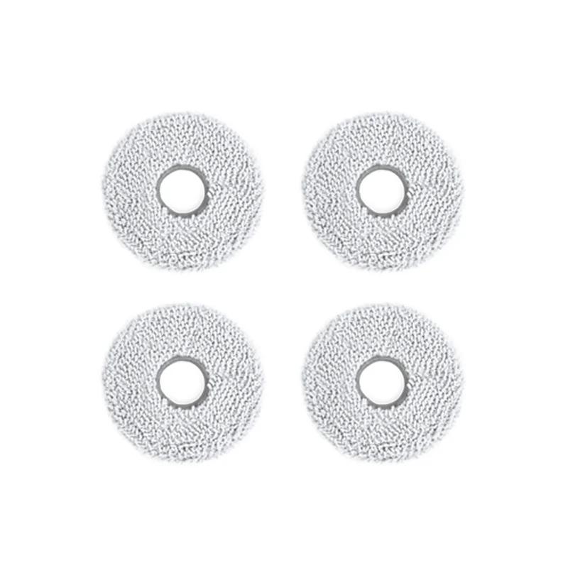 Ecovacs Panni di Lavaggio Lavabili per DEEBOT X5, 4 Pezzi, Grigio