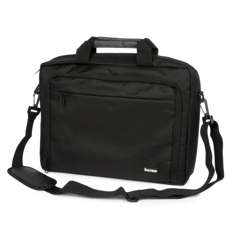 VulTech Borsa per Notebook 15.6" Nero con Vano Imbottito e Tracolla Regolabile