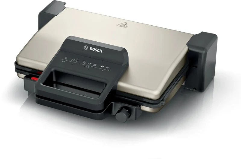 Bosch Bistecchiera TCG3302 Ceramica 2000W 3 Posizioni di Cottura Piastre Rimovibili
