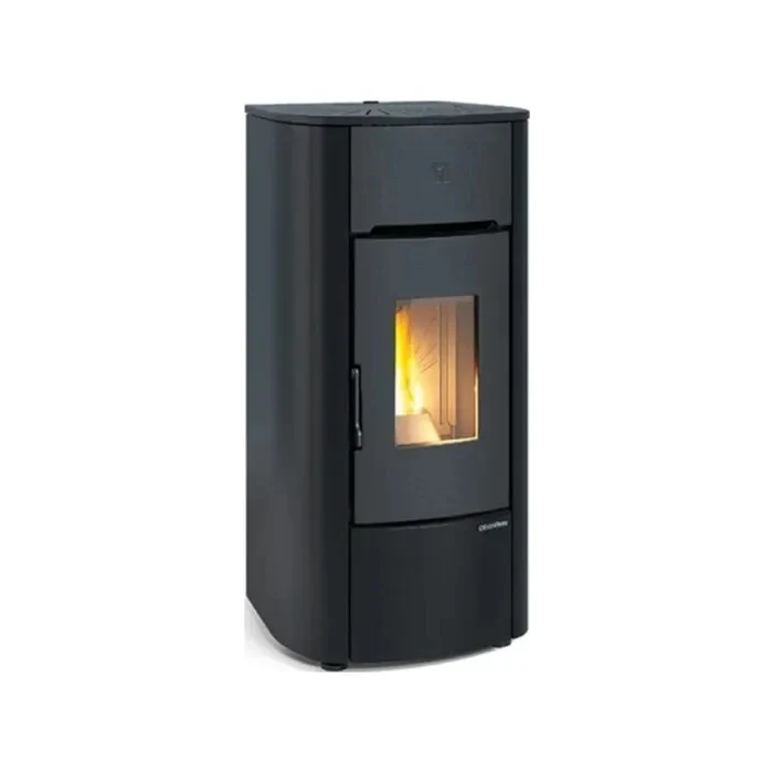 Extraflame Nordica Stufa a Pellet Canalizzata Mariella Plus AD 7,5 kW 215 m³ Nero